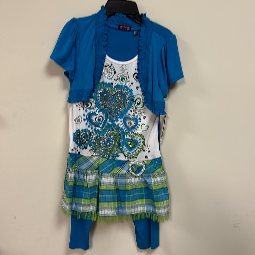 Girls 7-16 Tempted Girls Plus Tunic Leggings Set